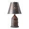 Irvins Country Tinware Fireside Lamp with Willow Shade in Kettle Black